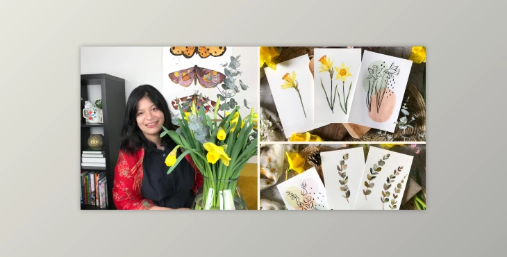 Download Painting Watercolor Botanicals from Live References in Three Art Styles