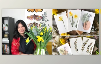 Download <span class='badge badge-warning'>Painting</span> <span class='badge badge-warning'>Watercolor</span> Botanicals from Live References in Three Art Styles