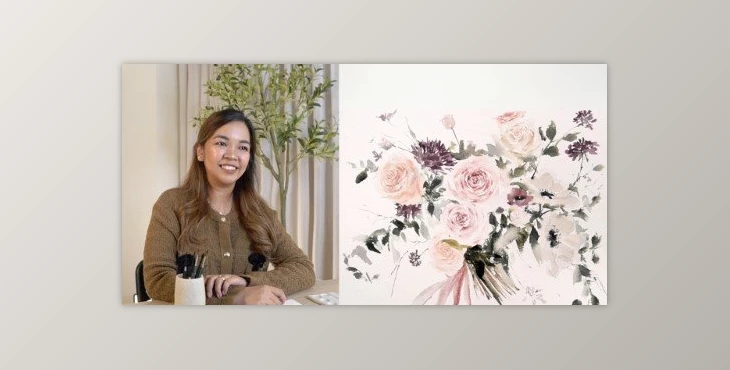 Download From Picture To Painting: Paint Wedding Bouquets in Watercolor
