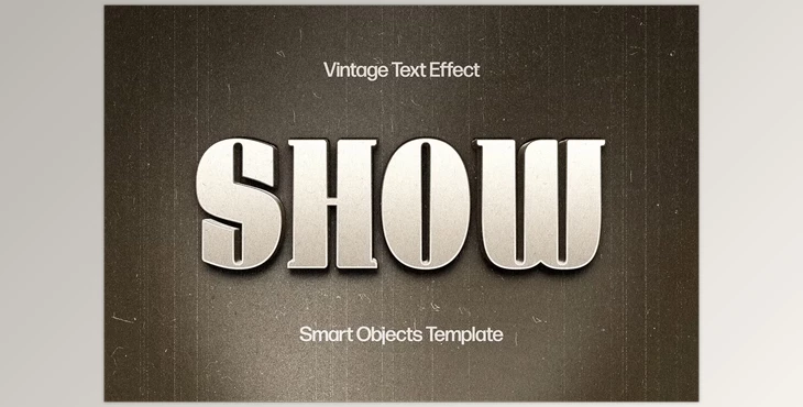 Download Vintage Film Text Effect - 92533025