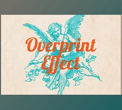 Download Retro Overprint Photo Effect - 92531749