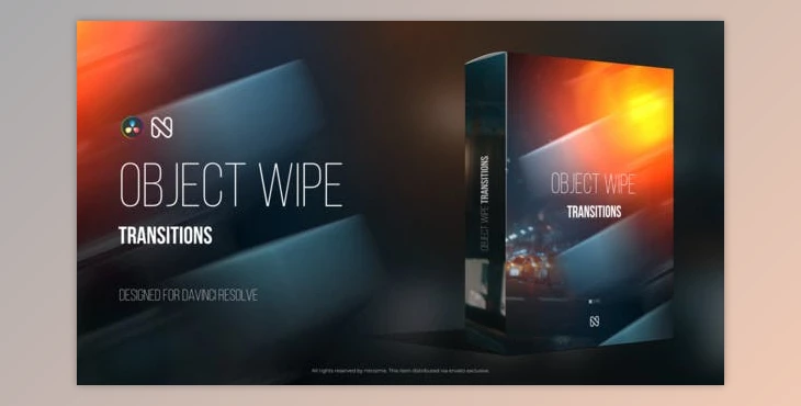Download Object Wipe Transitions for DaVinci Resolve (Videohive 51416188)
