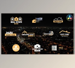 Download Real Estate Titles for DaVinci Resolve (Videohive 51407055)