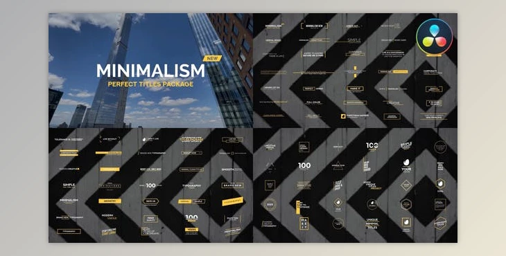 Download Minimalism New | DaVinci Resolve (Videohive 51406366)