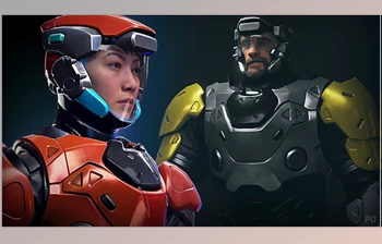 Download Unreal Engine - <span class='badge badge-warning'>Characters</span> SciFi Troopers Set (Engine version 4.26-4.27, 5.0-5.2)