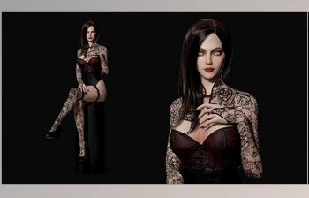 Download Unreal Engine - <span class='badge badge-warning'>Characters</span> Lady Vamp (Engine version 4.18 - 4.27, 5.0 - 5.2)