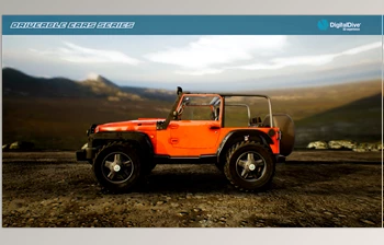 Download Unreal Engine - Blueprints Drivable Cars: 4x4 Off Road Four Wheel <span class='badge badge-warning'>Drive</span> Car v5.1