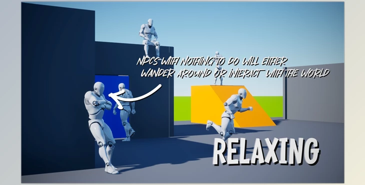 Download Unreal Engine Blueprints Daily Life AI v4.24-4.27, 5.0