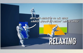 Download Unreal Engine Blueprints Daily Life AI (Engine version 4.24- 4.27, 5.0)