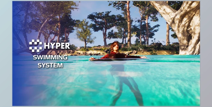Download Unreal Engine - Blueprints Hyper Swimming System V2 v5.1