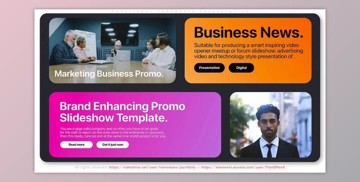 Download Functional Corporate Presentation (Videohive 51863325) - AE Project