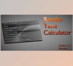 Download Blender Market - Render Time Calculator V3.0.0