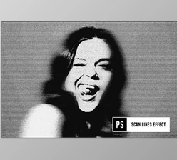 Download Scan Lines Photo Effect