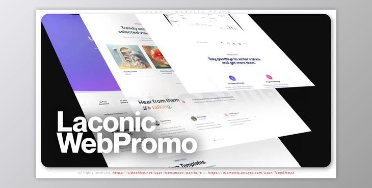 Download Laconic Website Promo (Videohive 51824044) - AE Project