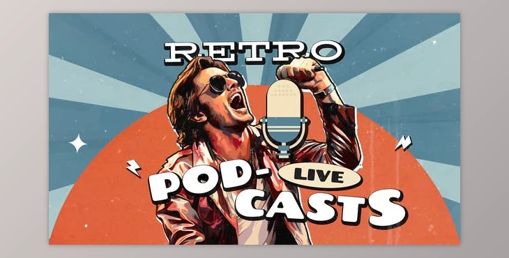 Download Retro Podcast (Videohive 51823082) - AE Project