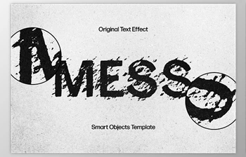 Download Messy Print Text <span class='badge badge-warning'>Effect</span> - 92550357