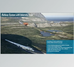 Download Unreal Engine - Railway System with IC Train (Engine version 4.27- 5.0)