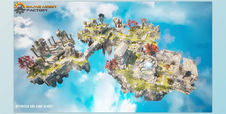 Download Unreal Engine - Isometric World : Sky Temple v5.1