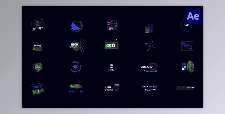 Download Creative Titles for After Effects (Videohive 51854384) - AE Project