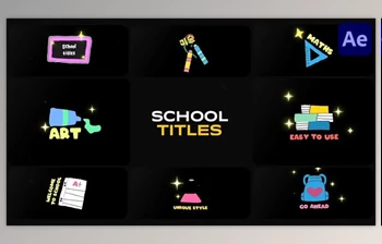 Download Colorful School <span class='badge badge-warning'>Titles</span> for After Effects (<span class='badge badge-warning'>Videohive</span> 51884027) - AE Project