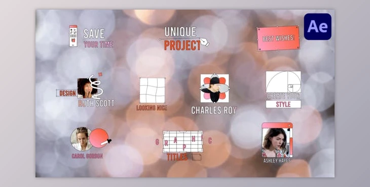 Download Designer Titles | After Effects (Videohive 51833580) - AE Project