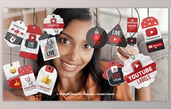 Download <span class='badge badge-warning'>Labels</span> YouTube (Videohive 51823750) - AE Project
