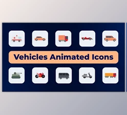 Download Vehicles Animated Icons (Videohive 51872926) - AE Project