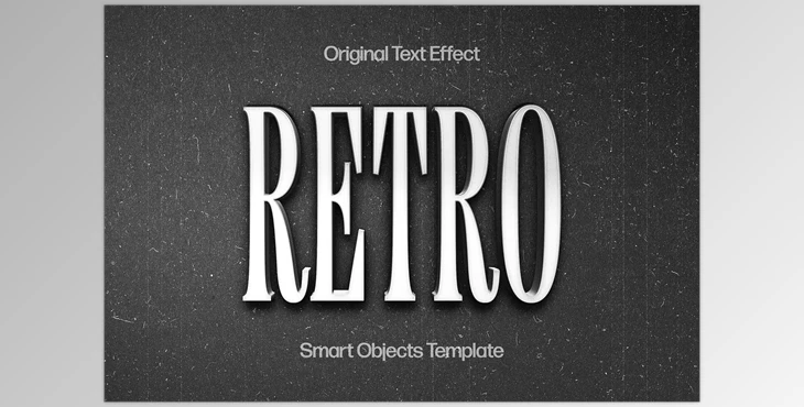 Download Black & White Movie Text Effect - 92543327