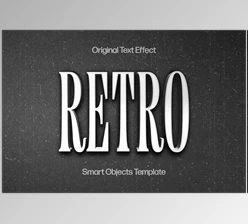Download Black & White Movie Text Effect - 92543327