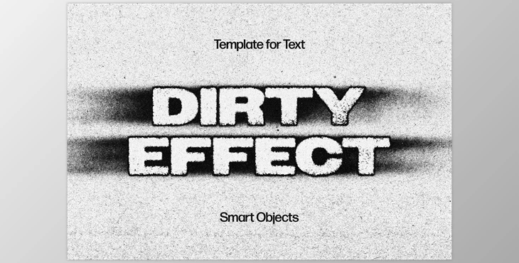 Download Dirty Text Effect - 92531716