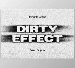 Download Dirty Text Effect - 92531716