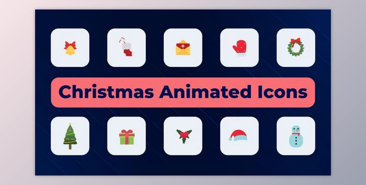 Download Christmas Animated Icons (Videohive 51872906) - AE Project