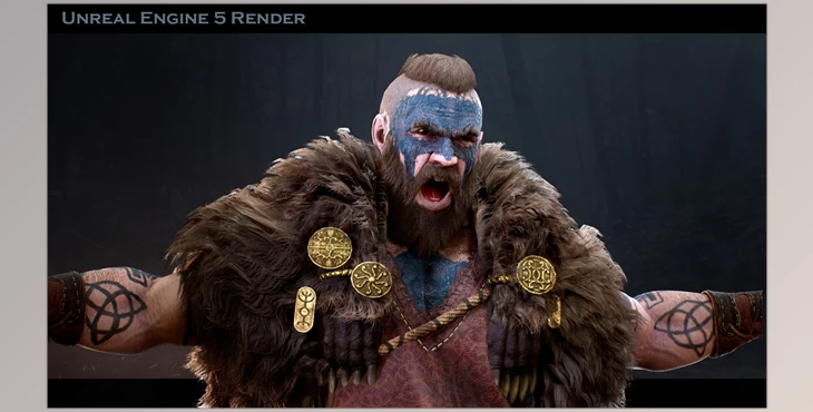 Download Unreal Engine - Characters Druid WereWolf (Engine version 4.22-4.27, 5.0-5.2)