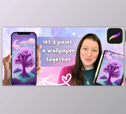 Download Procreate Painting Project – Paint Your Own Phone Wallpaper Art in Procreate