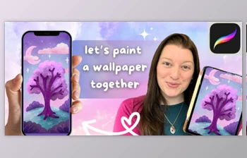 Download Procreate Painting Project – Paint Your Own Phone Wallpaper <span class='badge badge-warning'>Art</span> in Procreate