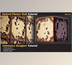 Download Artstation – Stylized Plaster Wall Tutorial – VOL 04