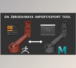 Artstation - Download GN ZBrush/Maya Import/Export Tool v2.74