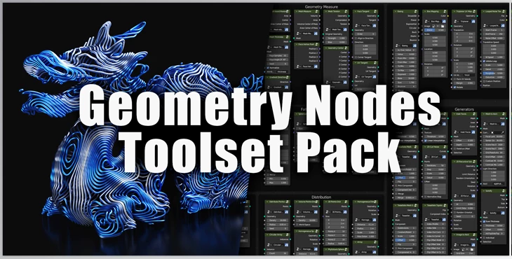 Blender - Download Higgsas Geometry Nodes Toolset v13