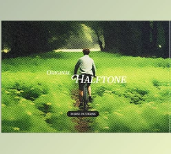 Download Vintage Print Halftone Photo Effect - 92543254
