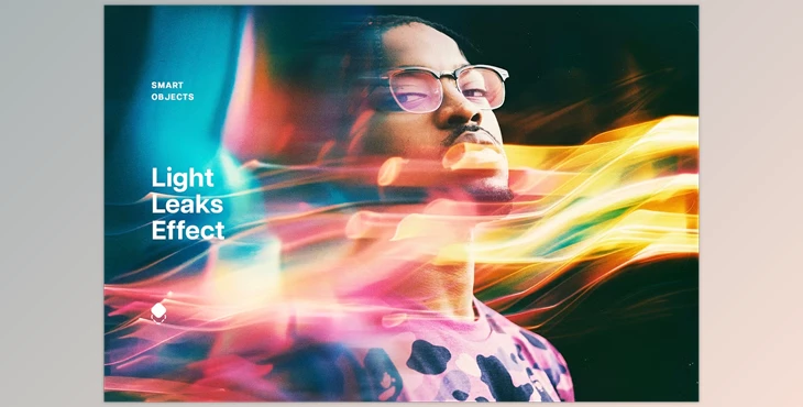 Download Smudged Light Leaks Photo Effect - 92550229