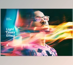 Download Smudged Light Leaks Photo Effect - 92550229