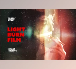 Download Hipster Film Burn Light Leak Overlay - 92171590