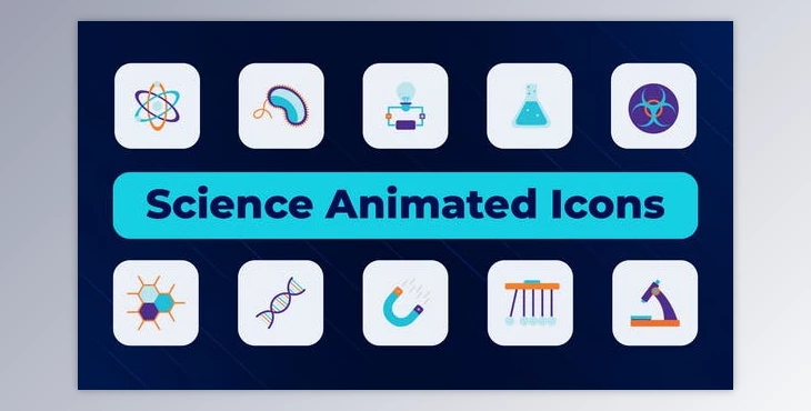 Download Science Animated Icons (Videohive 51859217) - AE Project