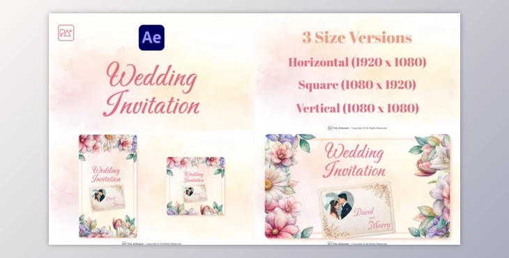 Download Wedding Invitation For After Effects (Videohive 51915432) - AE Project