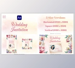 Download Wedding Invitation For After Effects (Videohive 51915432) - AE Project