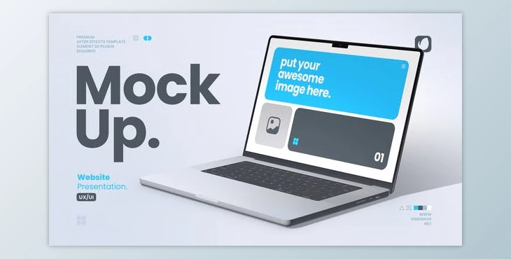 Download Minimalist Website Presentation (Videohive 51894130) - AE Project