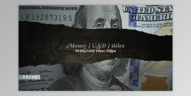 Download Money USD Titles/ Dollars USA/ Blockchain/ Banknotes and Bonds/ Business/ Economics/ Corporate/ $ (Videohive 40168515) - AE Project