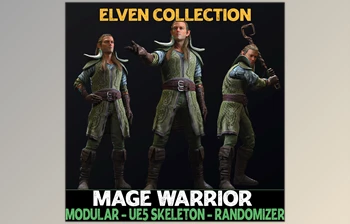 Download Unreal Engine - Characters Mage - Male Elf - Fantasy Elves <span class='badge badge-warning'>Collection</span> v5.0