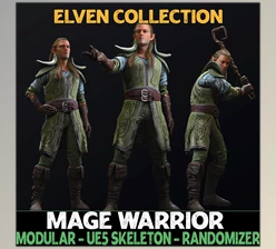 Download Unreal Engine - Characters Mage - Male Elf - Fantasy Elves Collection v5.0