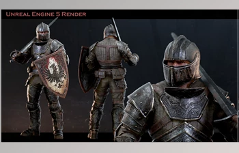 Download Unreal Engine - Characters Knight Errant (Engine Version 4.22 - 4.27, 5.0 - <span class='badge badge-warning'>5.2</span>)